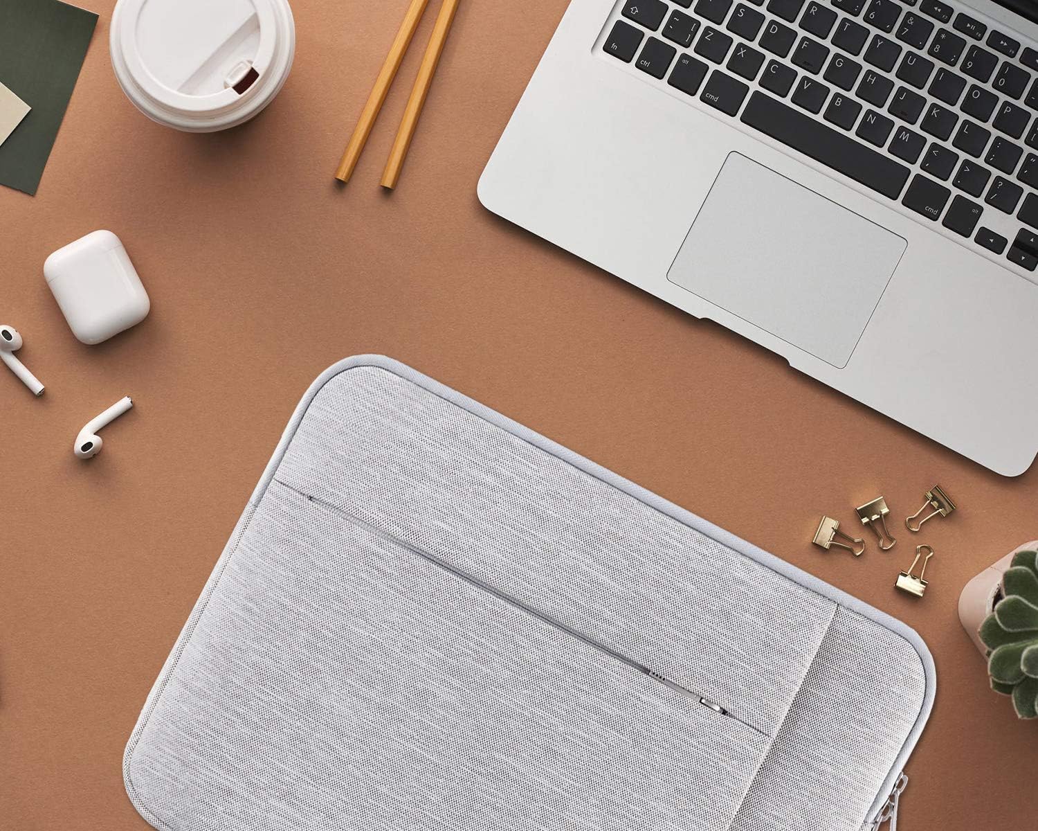 Lacdo 15 Inch Laptop Sleeve Case for 16 inch New MacBook Pro A2141 2019 | 15" Older MacBook Pro Touch Bar 2012-2018 | 15 inch Microsoft Surface Book 2 | 15 inch Dell XPS | Computer Notebook Bag, Gray: Computers & Accessories