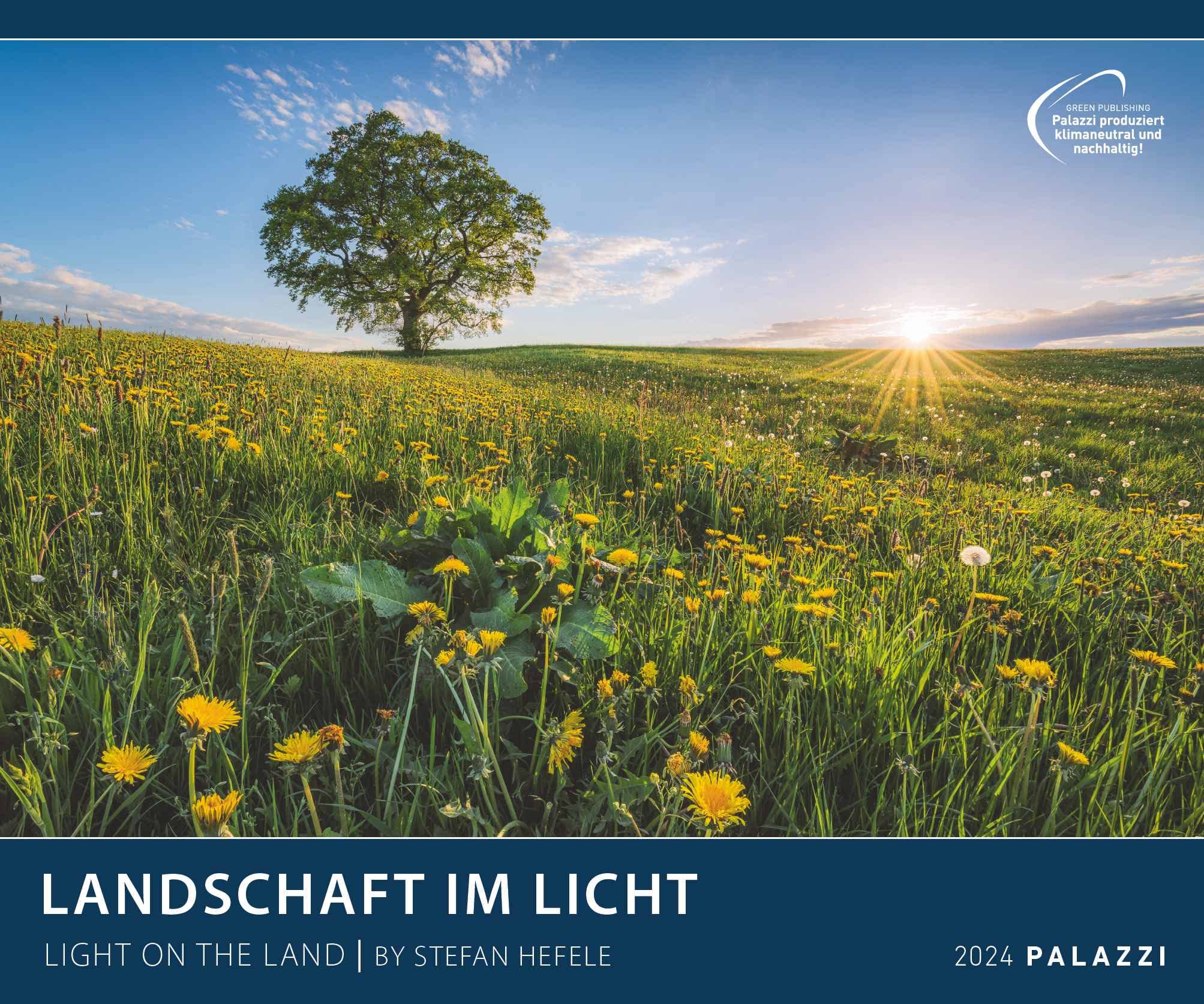 Landscape in the Light 2024 Picture Calendar Poster Calendar 60 x 50: Light on the Land