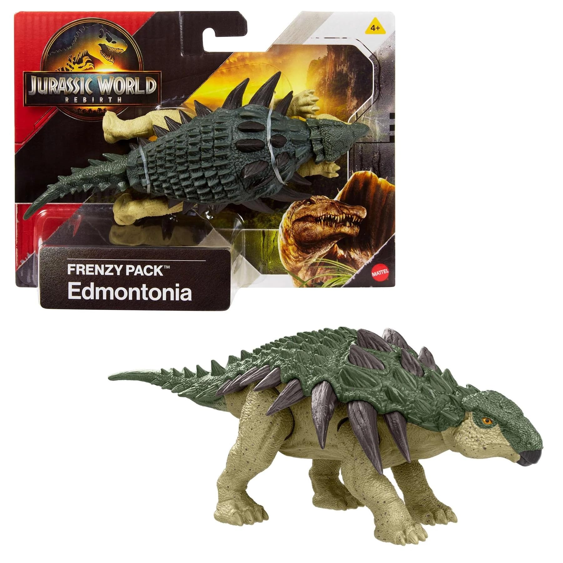 Jurassic World Rebirth Dinosaur Figures – Frenzy Pack Collectible Action Figure Toys | Assorted Mini Dinosaur Toys by Mattel | Kids Dinosaur Toy – Choose Your Dinosaur (Frenzy Pack - Edmontonia)