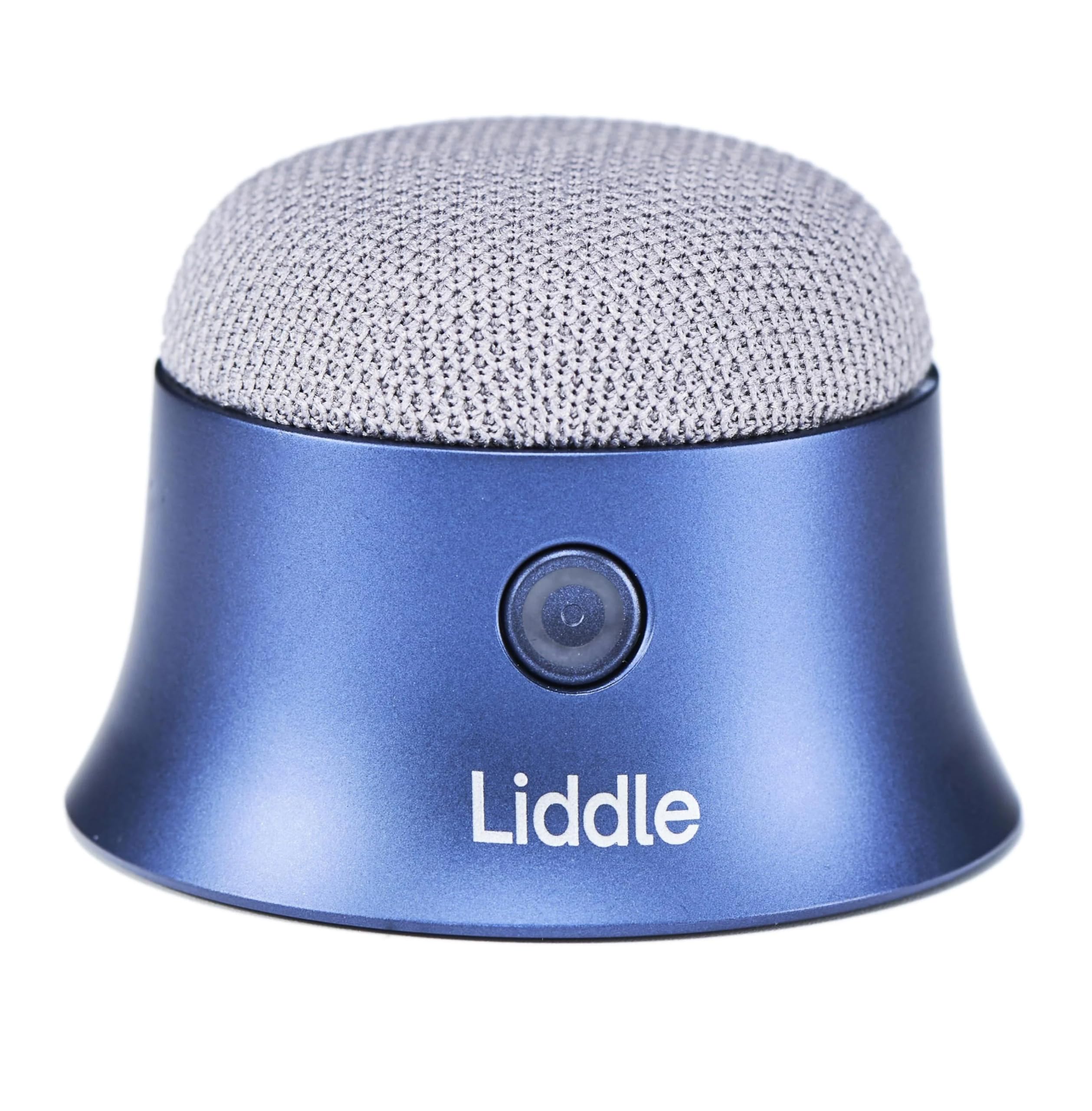 Photo 1 of D3 Products Liddle Speaker Pro - Magnetic PortableBluetooth Speaker with Microphone for iPhone 12/13/14/15/16-5W Wireless Audio, 8-Hour Battery, Water-Resistant - Magnetic Attach to Anywhere (Blue)