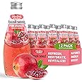 Pardesi Basil Seed Drink Pomegranate Flavor 290ml 9.8 Fl Oz | Pack of 12 (117.6 FL Oz ) | Naturally Refreshing & Cooling | Rich in Antioxidants, Fiber & Omega-3 | Real Basil Seeds for Digestive Health & Hydration.