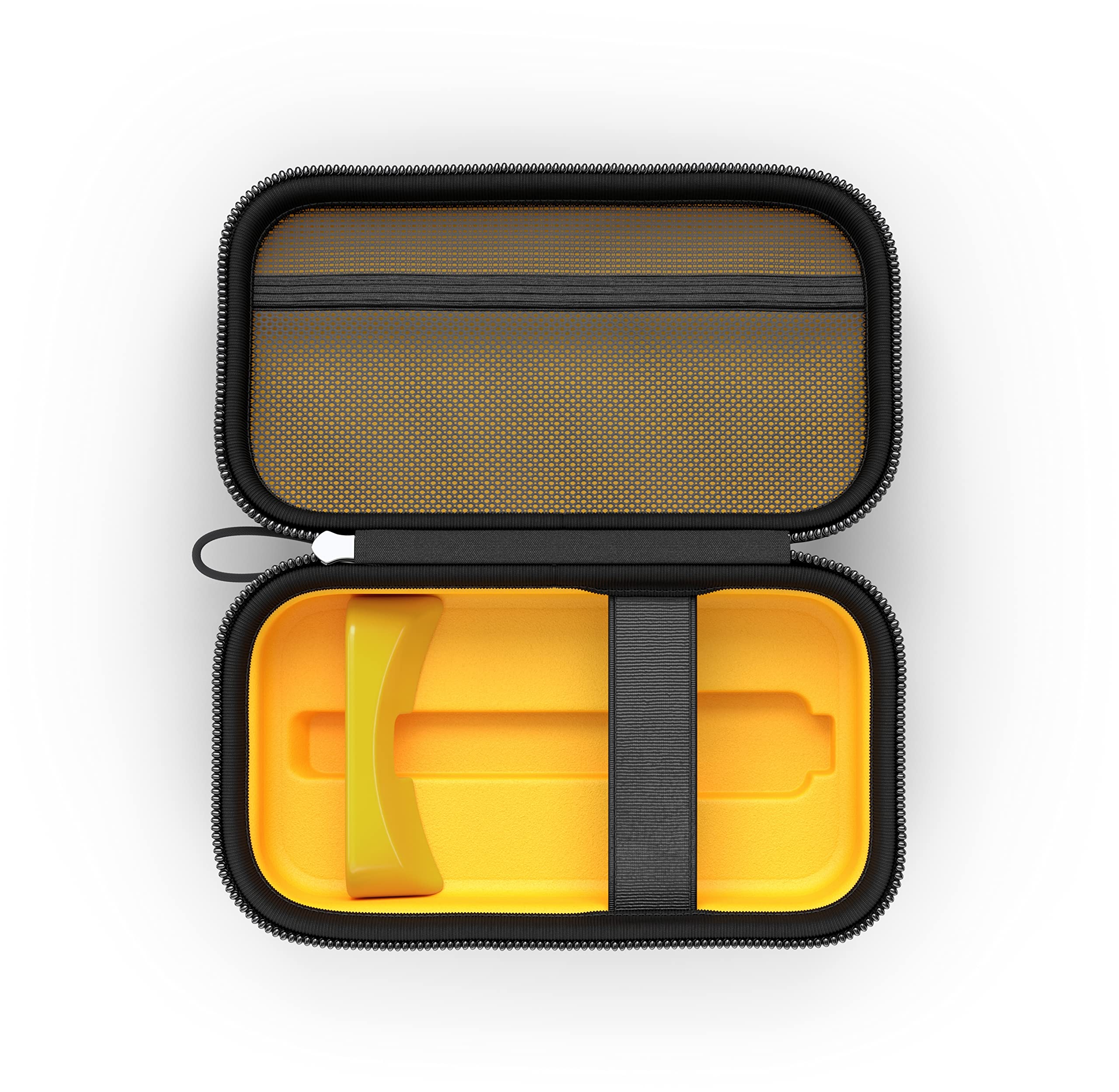 Universal Mouse Case by Glorious Gaming, w/Accessory Pocket & Adjustable Wedge (No Shake), Portable Carrying Case, Hard Shell, Zipper, & Wool Interior, for Bluetooth Wireless Mice & Wired Mice