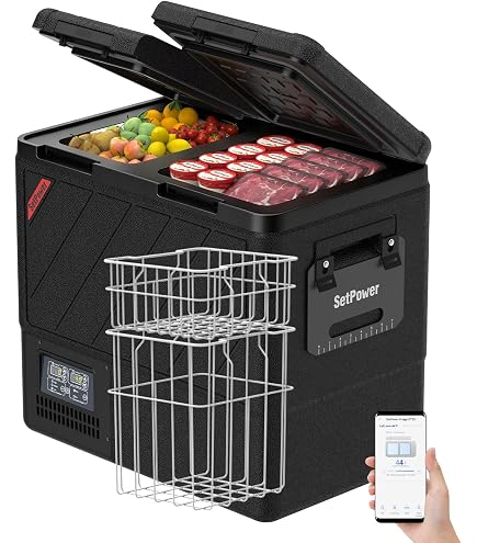 Amazon.com: Setpower DT45 Car Refrigerator 12V Portable Fridge