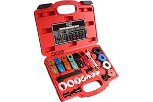 SGT SUPER GARAGE TOOLS SGT 26pcs Master Quick Disconnect Tool Set,Fuel Line Disconnect Tool Set for A/C Fuel & Transmission Systems，Line Disconnect Tool Kit Apply to Most Vehicles