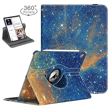 Timovo Coque Pour Ipad Pro 129 2018 étui Pivotant à 360 Degrés Avec Ouverture Pour Apple Pencil Pratique à Charger Apple Pencil éveilleveille