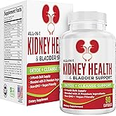 Kidney & Bladder Support (3-Month) Supplement | All-in-1 Urinary Health Support Supplements | 90-Day Bulk Supply | 90 Capsules