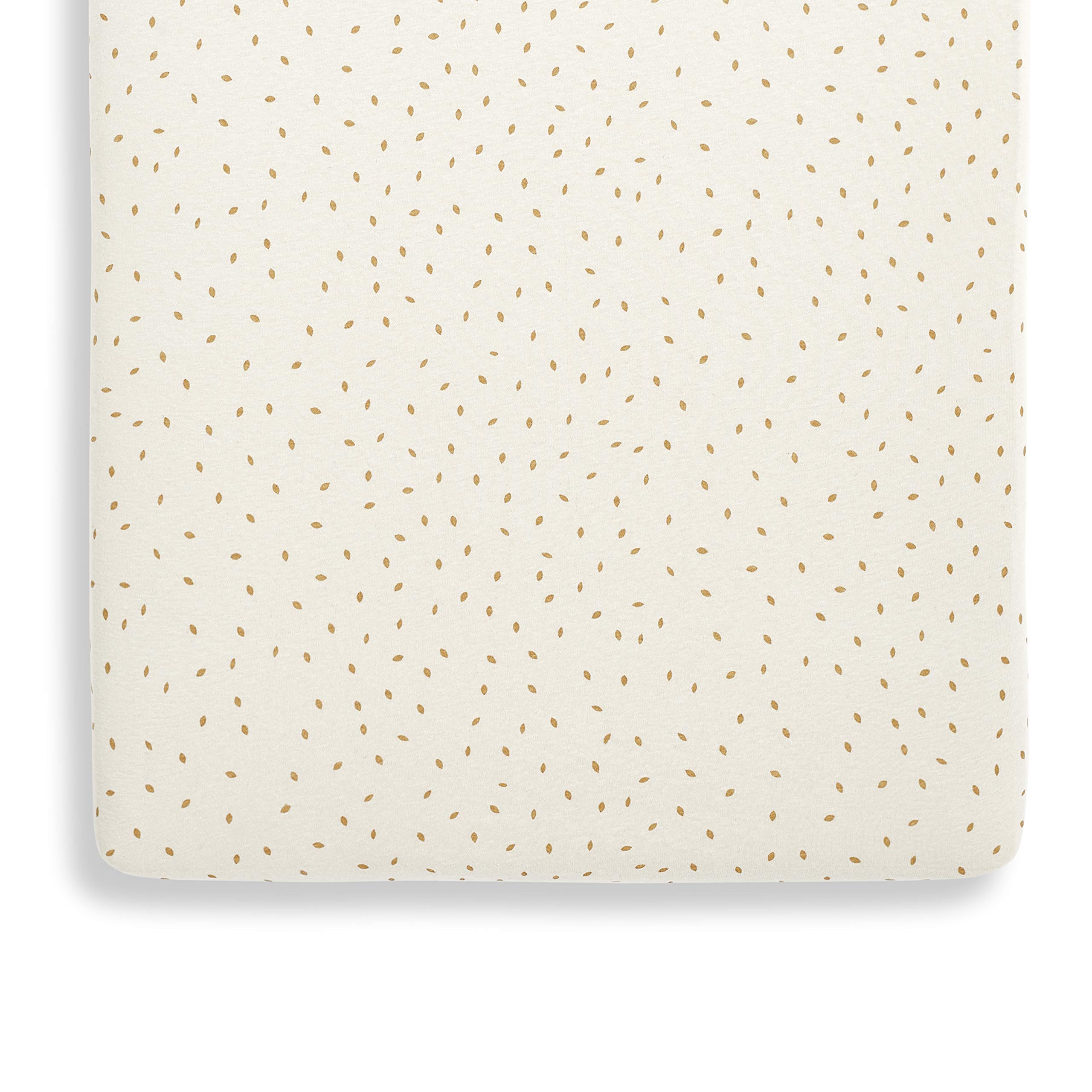 The Little Green Sheep Organic Crib Fitted Sheet, Lightweight & Breathable, Linen Rice — image 1