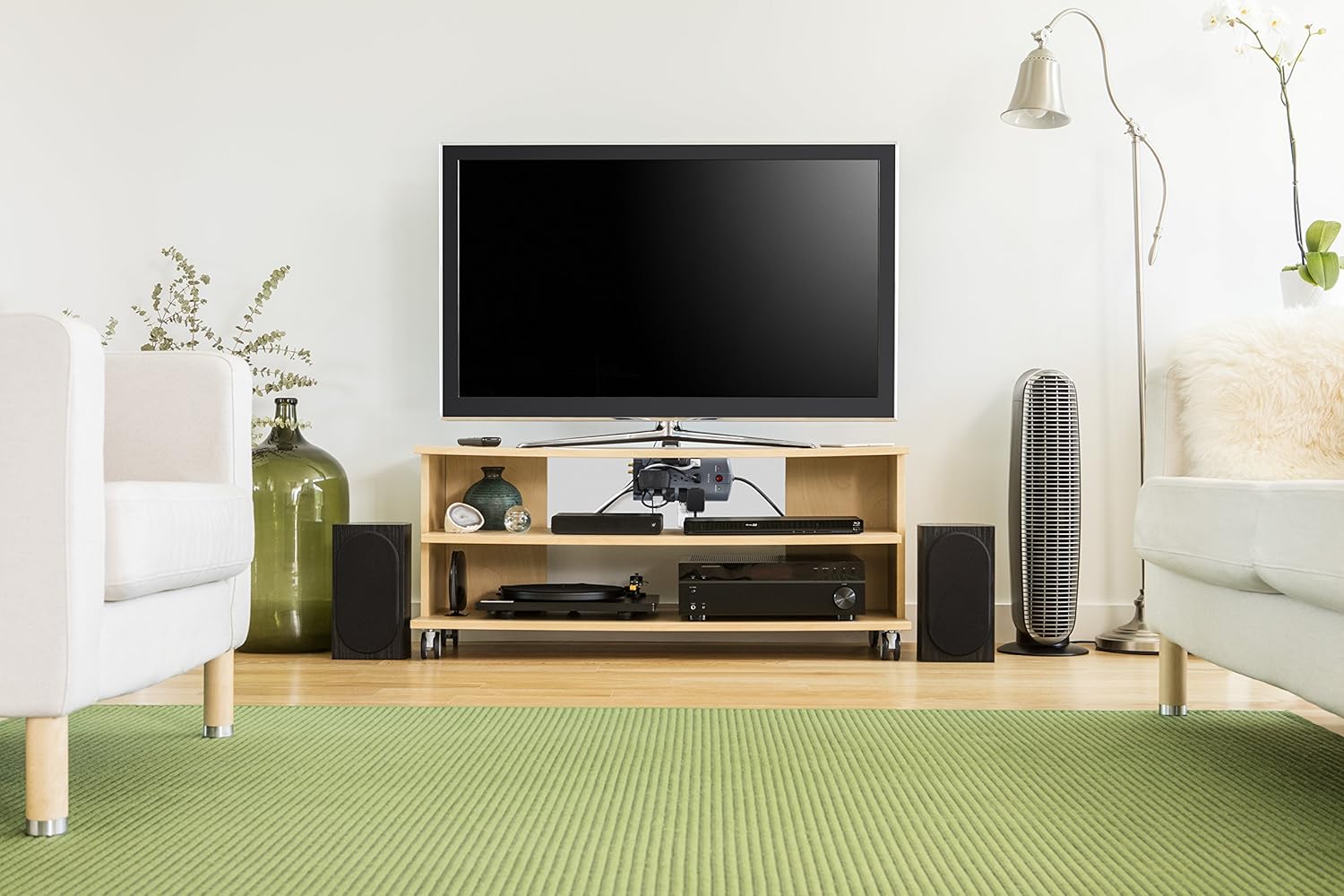 Belkin 12-Outlet Pivot-Plug Power Strip Surge Protector, 8ft Cord(4,320 Joules): Home Audio & Theater