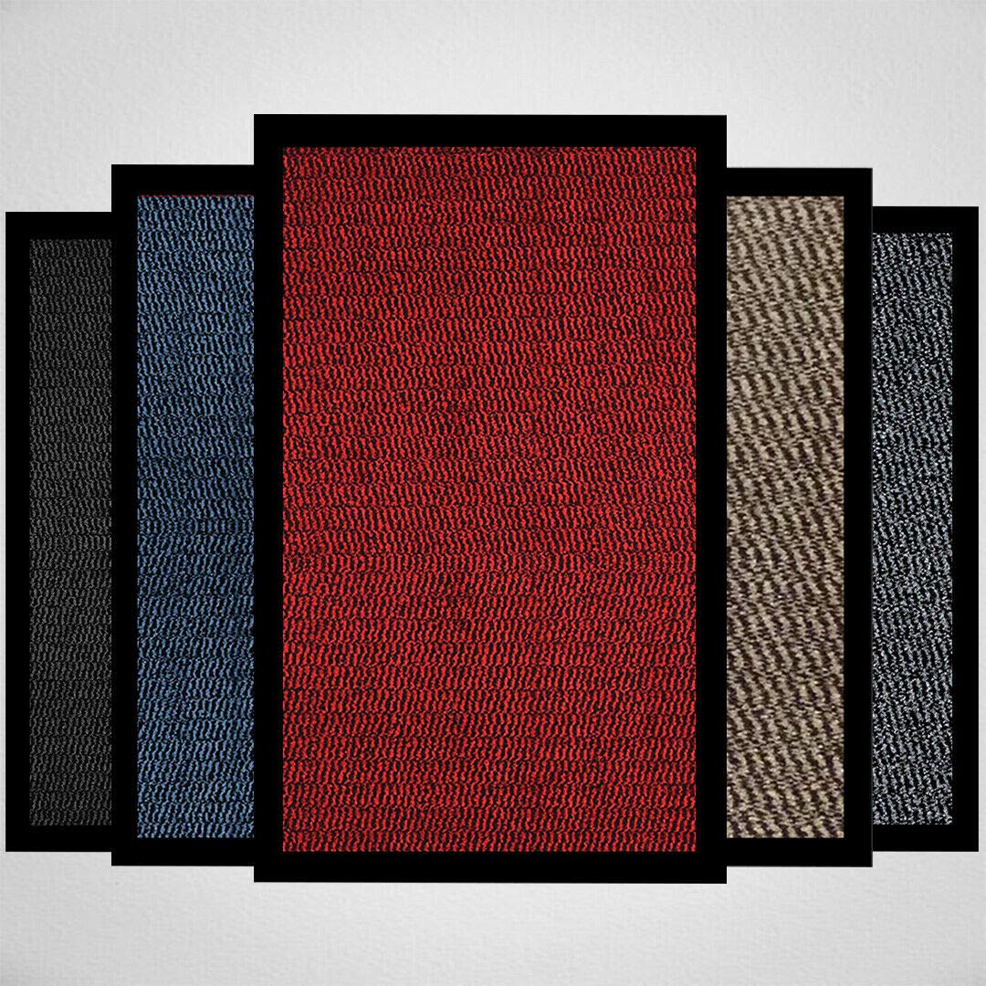 Milosc Doormat Dirt Trapper For Indoor & Outdoor Black Grey Washable Barrier Mat Heavy Duty Non - Slip Door Entrance Mat Kitchen Runner Super Absorbent Door Mat Indoor