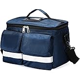 First Aid Bag Empty Medical Bag Emergency First Responder Bag, First Aid Carrier for EMT, EMS, Paramedics and Medical Supplies Kit