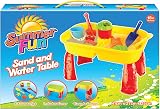 KandyToys Sand and Water Table with Lid and Accessories Kids Outdoor Play view 6