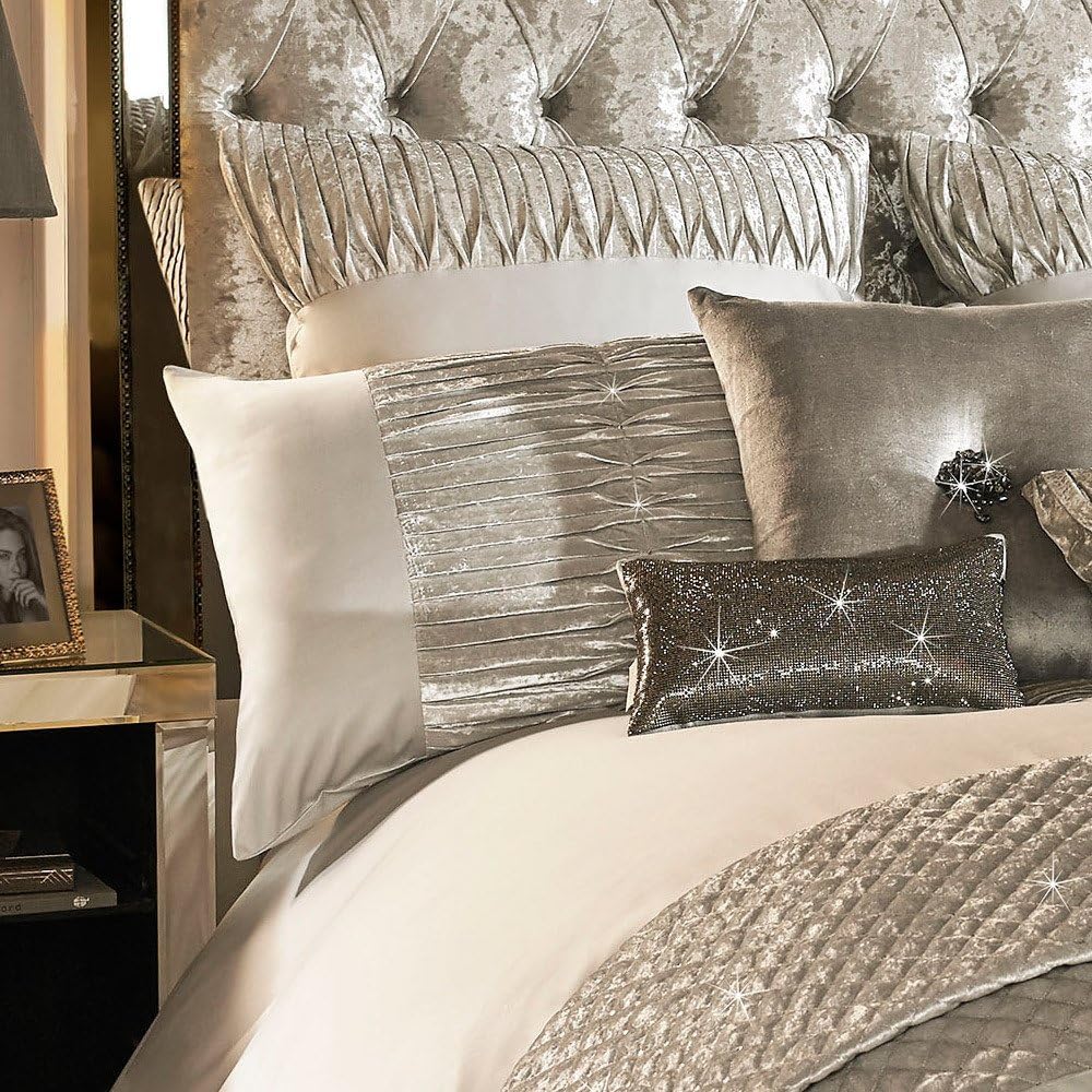 KYLIE MINOGUE ATMOSPHERE CREAM SATIN SQUARE PILLOWCASE