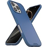 Smartish® iPhone 16 Pro Magnetic Case - Gripmunk Compatible with MagSafe [Lightweight + Protective] Slim & Thin Grip Cover with Microfiber Lining for Apple iPhone 16 Pro - Blues on The Green
