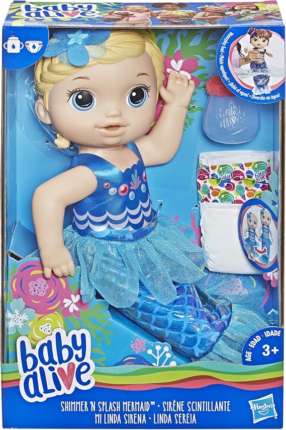 muñeca sirena baby alive