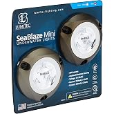 Lumitec SeaBlaze Mini Underwater LED Boat Lights - Marine Grade, Fishing, Dinghy, Skiff - Sold as a Pair