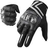 WTACTFUL Lightweight Motorcycle Gloves for Men Women Touchscreen Summer | Carbon Knuckle Protection, Breathable &amp; Anti-Slip for Motorbike Dirt Bike Cycling Motocross MTB ATV Cruising Casual