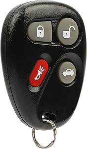 Car Key Fob Keyless Entry Remote fits Cadillac CTS SRX/Chevy Cavalier Malibu/Oldsmobile Alero/Pontiac Grand Am Sunfire/Saturn SC1 SC2 SL SL1 SL2 SW2 (L2C0005T)