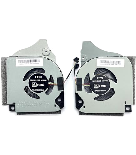 Amazon.com: Landalanya Replacement New CPU +GPU Cooling Fan for