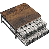 Coffee Pod Holder For Counter, Coffee Pod Drawer for K Cup Storage Drawer Holder, 72 Capacity Pods Storage Organizer for K Cu