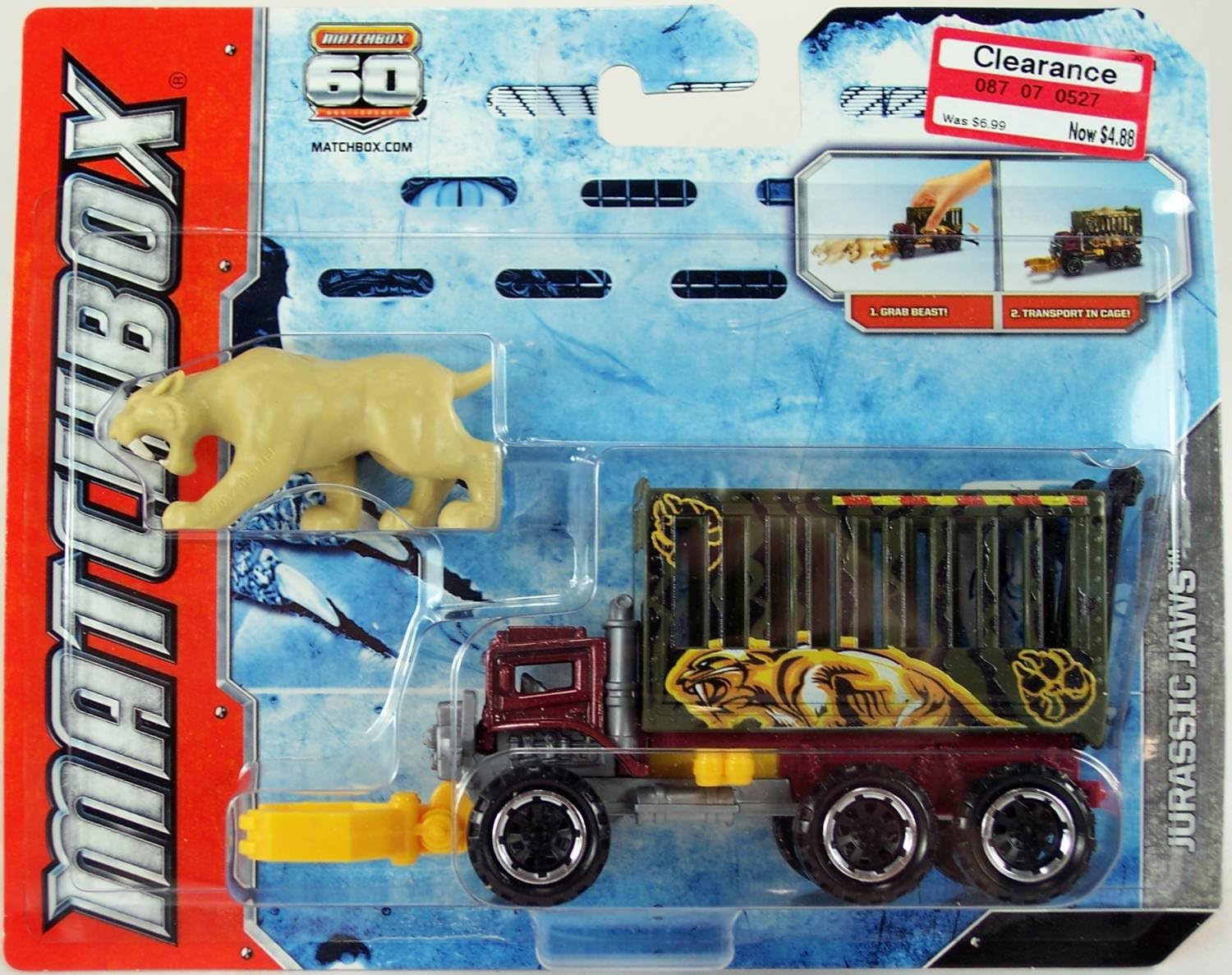Matchbox Creature Catchers- Jurassic Jaws- Grab the Beast