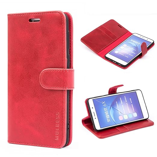 title=Custodia Huawei Honor 6X, Cover Huawei Honor 6X, Mulbess Custodia In Pelle Con