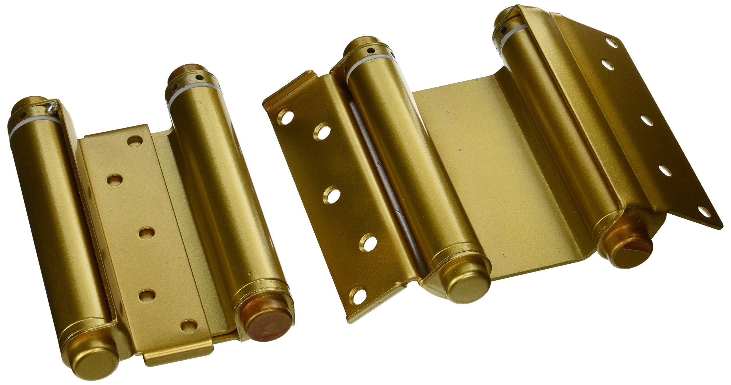 Ultra Hardware 6" Heavy Duty Brass Double Action Spring Hinges for Door