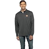 Vantage Apparel NCAA mens Collegiate Premium Lightweight Stretchy Gray 1/4 Zip Pullover