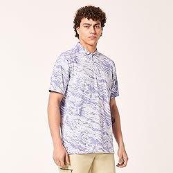 Oakley Men's Jacquard Polo, Duality Swirl New