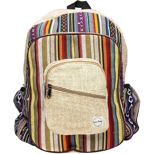 Amazon.com: Himalayan Craft Hemp Backpack – Multi-Pocket  display picture 3