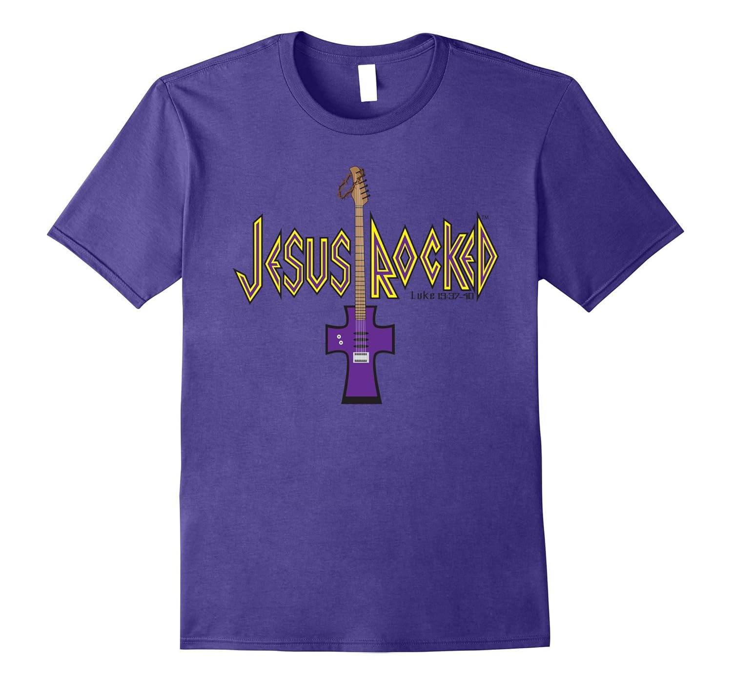 Jesus Rocked -- Christian T-Shirt-ANZ