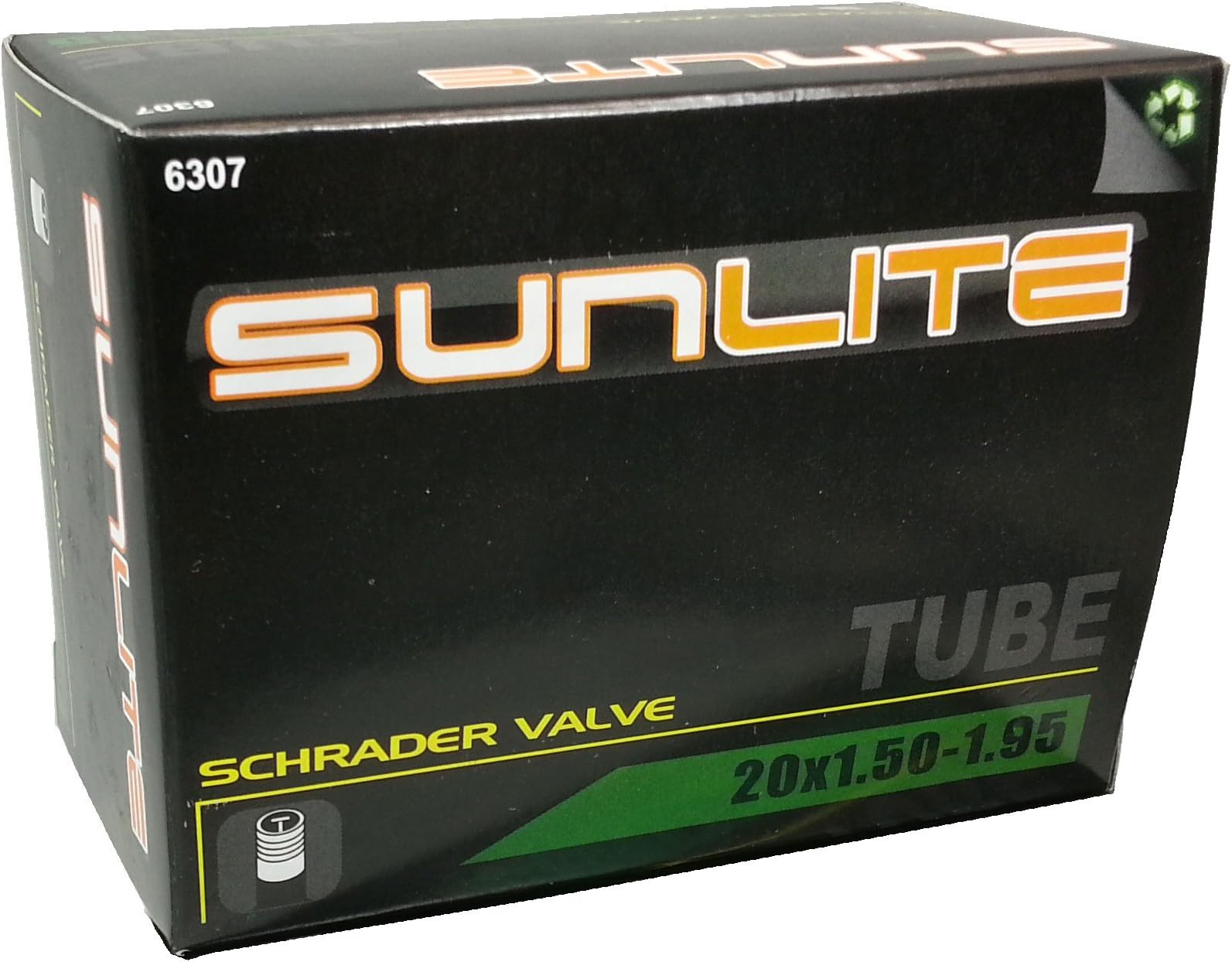 Street Fit 360 Tube, 20" x 1.50" - 1.95" Schrader Valve, 32mm Schrader Valve. Sunlite Bicycles. BMX, Kids, Child or Youth Bike. Any Bike with Same tire Dimensions.