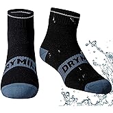 DRYMILE Active Waterproof Socks, Breathable, Cushioned, Running, Hiking, For Outdoor Activities in Cool Wet Weather – Ankle