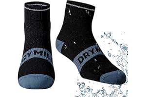 DRYMILE Active Waterproof Socks, Breathable Cushioned Running, Hiking, Winter Waterproof Socks for Men & Women - Ankle