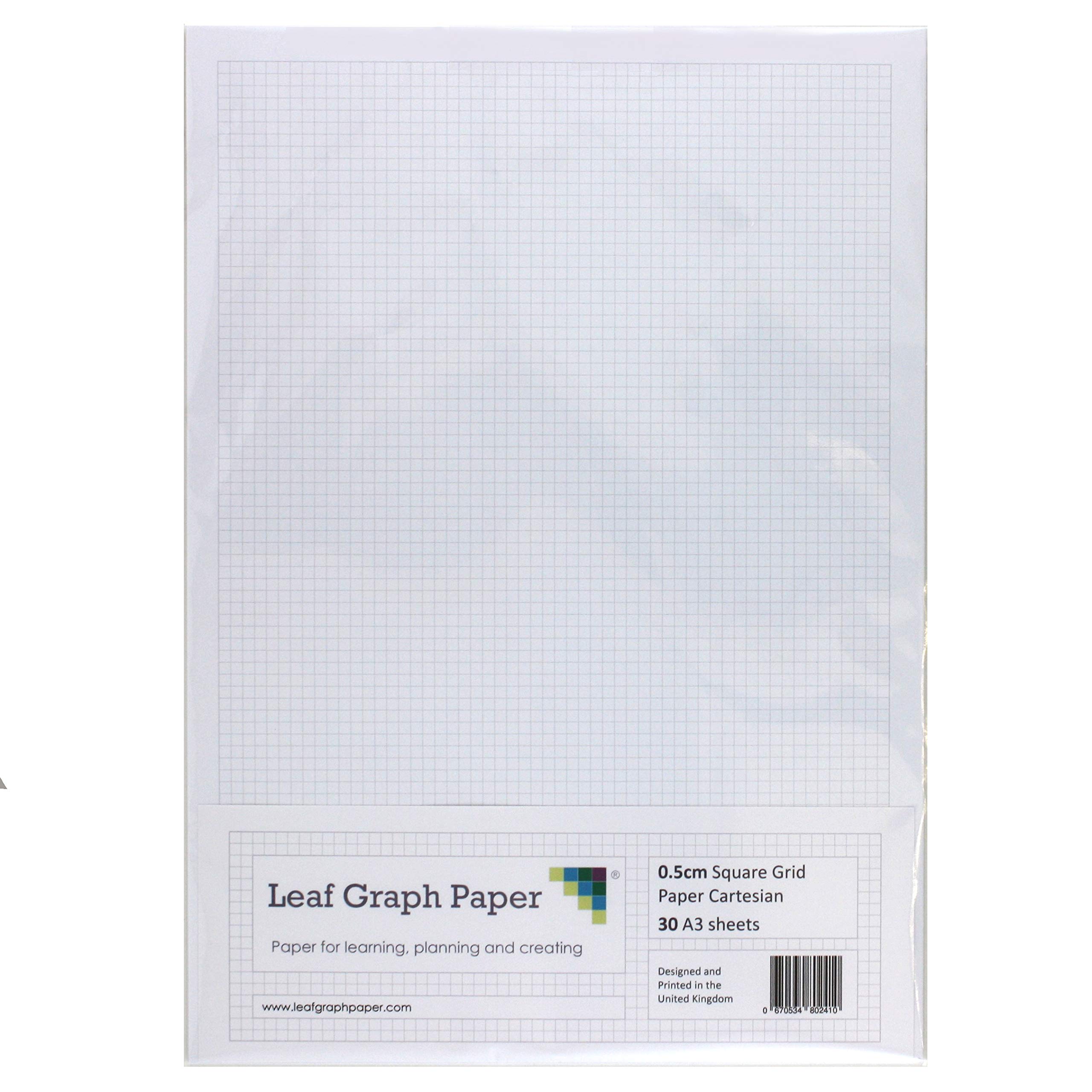 a3 graph paper 5mm 0 5cm squared cartesian 30 loose leaf sheets grey grid lines buy online in dominica at dominica desertcart com productid 60252475