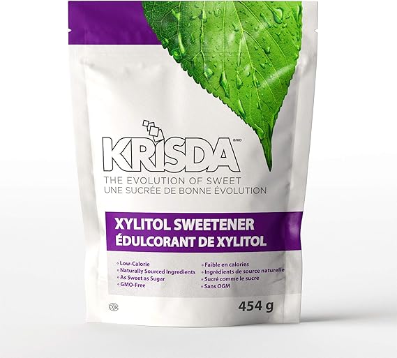 Krisda Xylitol Spoonable Natural Sweetener, 454 grams Amazon.ca Grocery