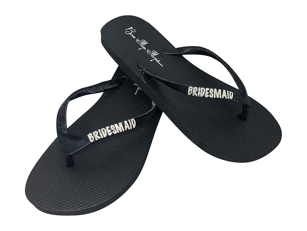 burgundy flip flops bridesmaid