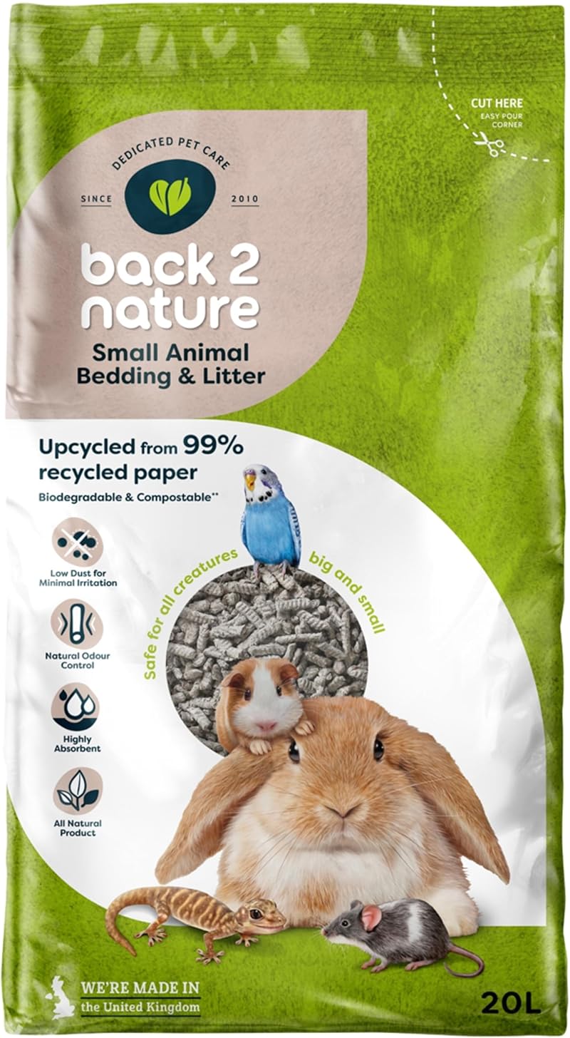 Back-2-Nature Small Animal Bedding and Litter 20L