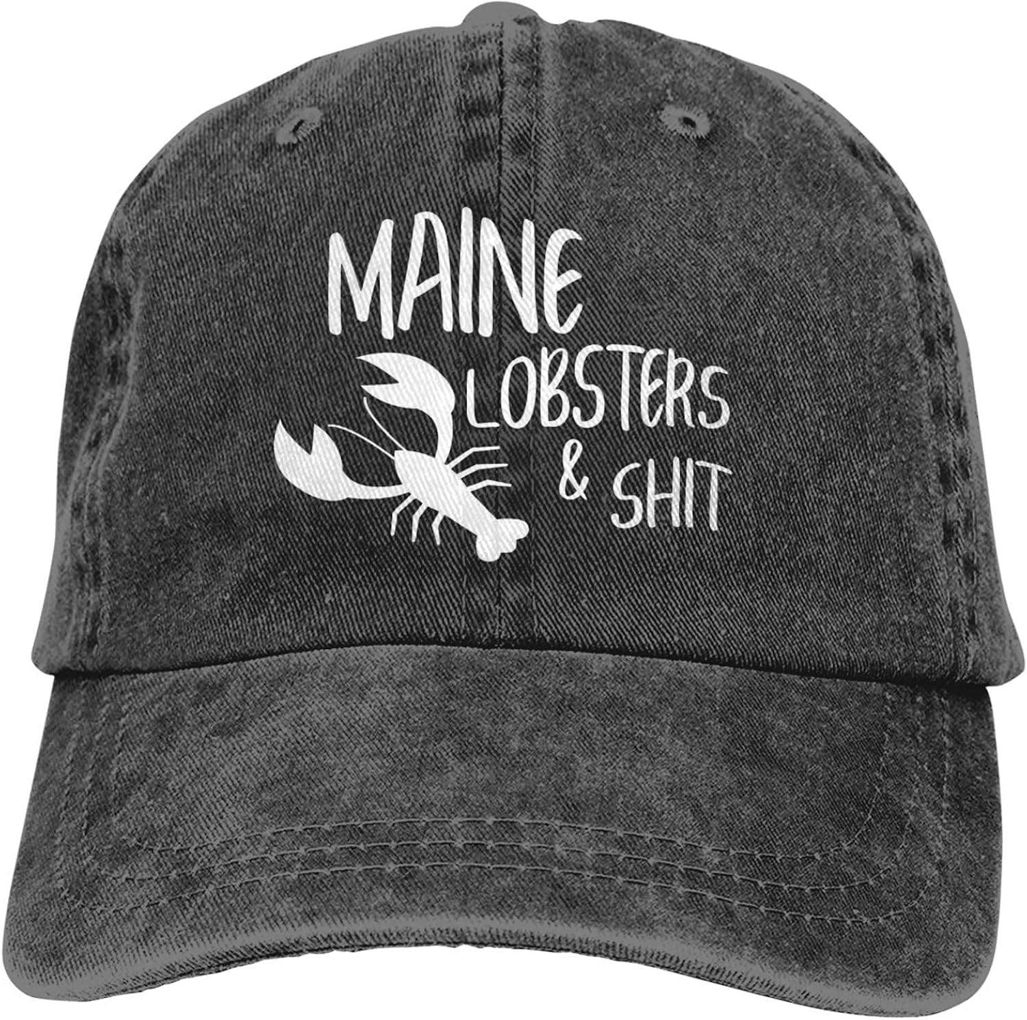 AOOEDM Maine Lobster Hats for Men Women Vintage Baseball Cap Beach Dad
