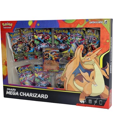 Pokémon TCG: Mega Charizard Tin | Amazon.com.br
