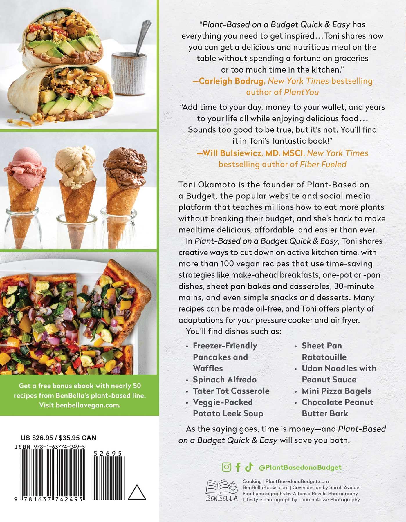 Plant-Based on a Budget Quick & Easy: 100 Fast, Healthy, Meal-Prep, Freezer-Friendly, and One-Pot Vegan Recipes