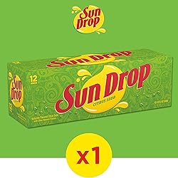 Sun Drop Citrus Soda, 12 Fluid Ounce Can, 12 Count