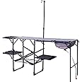 Amazon.com: GCI Outdoor Master Cook Station Portable Camp Kitchen Outdoor Folding Table : Sports ...