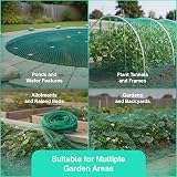 Straame Garden Netting 2m x 10m Green Nylon Fine Mesh 2 Pack view 7