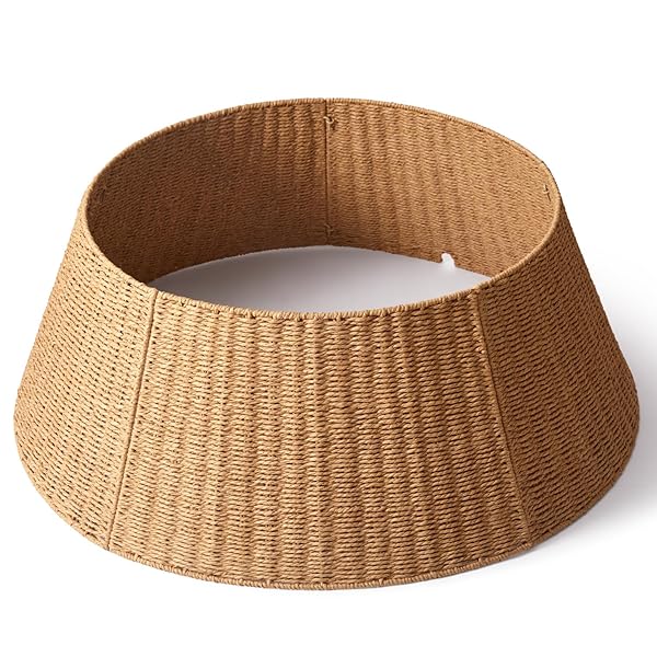 36IN EXTRA LARGE CHRISTMAS TREE COLLAR – WICKER...