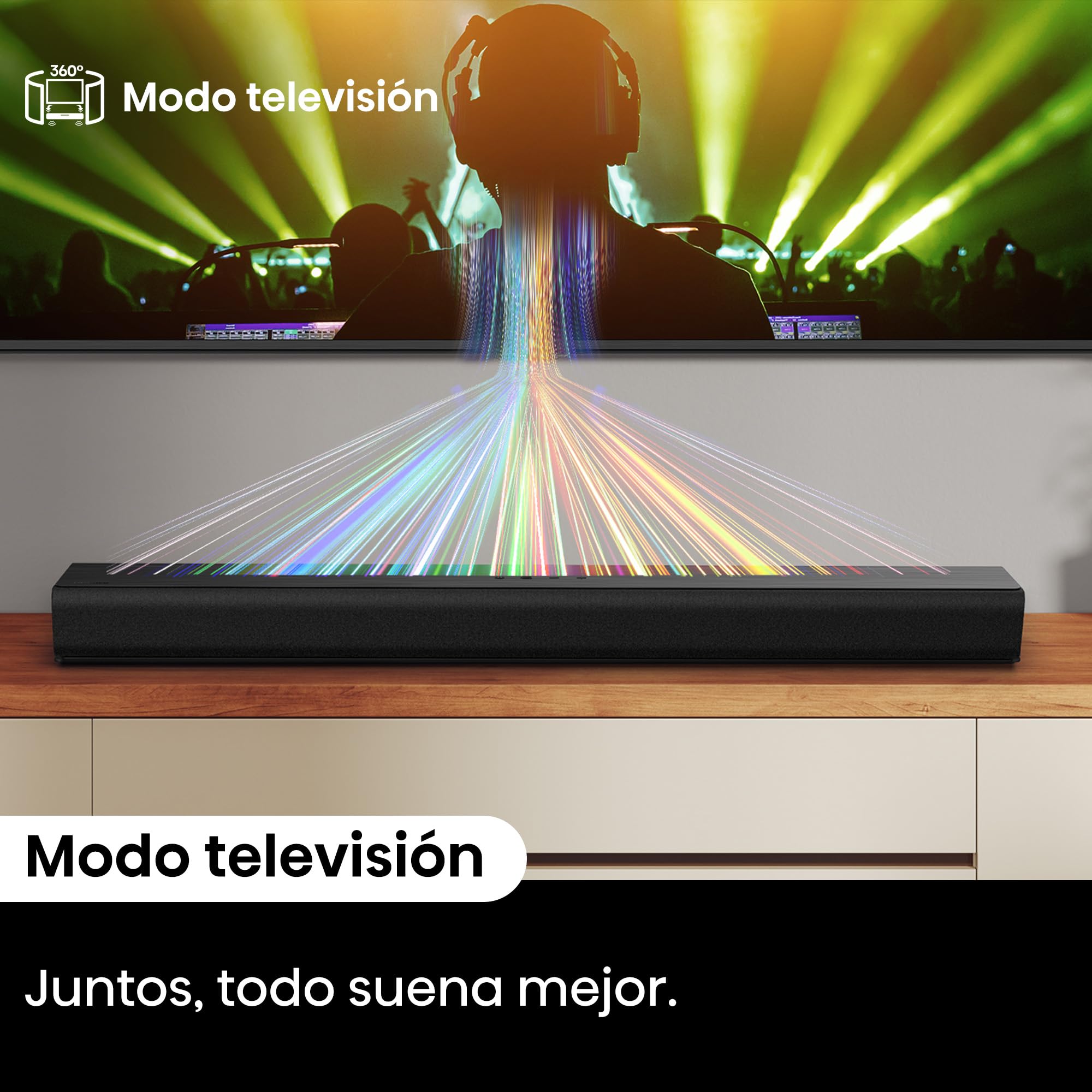 Hisense HS1000, 2.0 Kanal Soundbar, 120W max Audio Power, Dolby Audio, DTS Virtual:X, Voice Enhanced, TV Mode, EzPlay 5