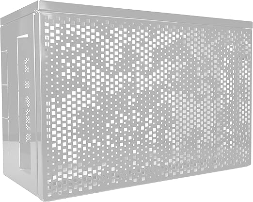 Klimaanlagenabdeckung aus Aluminium mit Haube – kompatibel mit allen