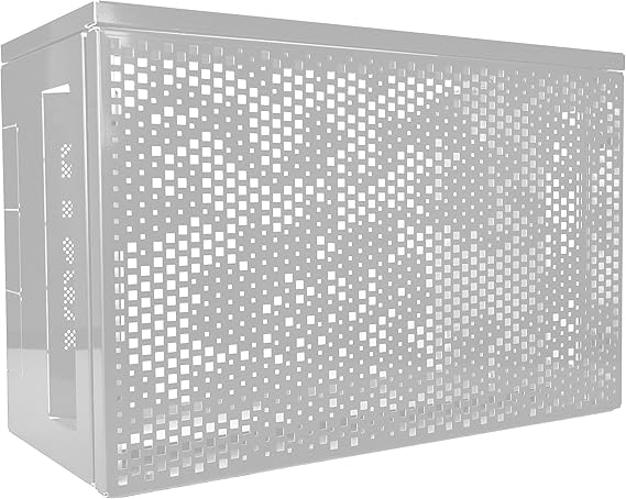 Klimaanlagenabdeckung aus Aluminium mit Haube – kompatibel mit allen