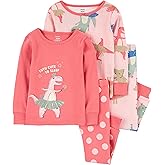 Carter's Baby Girls' 4 Pc Cotton 371g083 (as1, age, 2_years, Tutu Cute to Sleep, 2T)