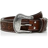 Nocona Men's Floral-Embossed Western Belt