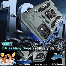 DEERLAMN Case for iPhone 11 with Slide Camera